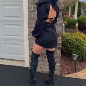 shopakira sparkly high knee boots